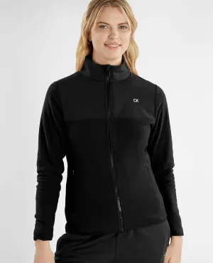 SIZE S - CALVIN KLEIN Chase Fleece Full Zip 843 Black