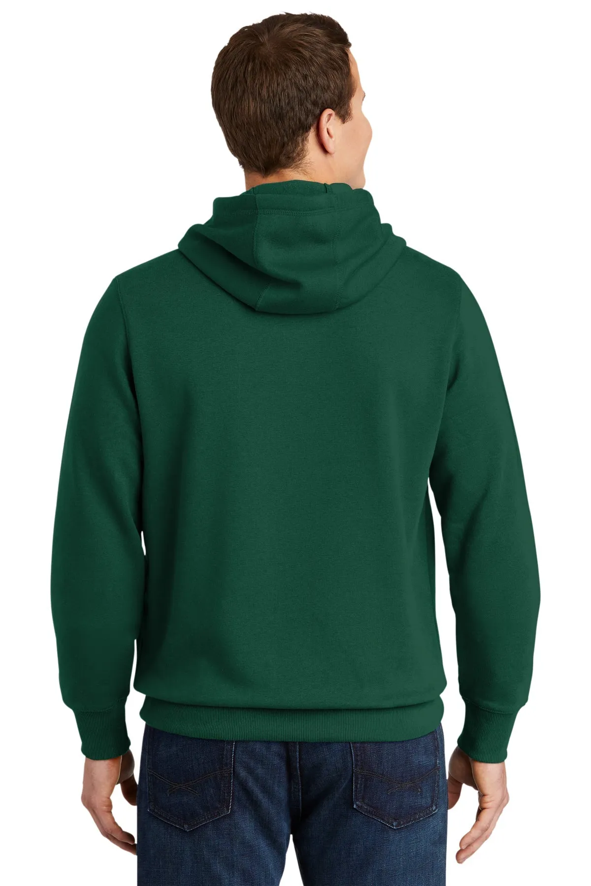 Sport-Tek Tall Pullover Branded Hooded Sweatshirts, Forest Green