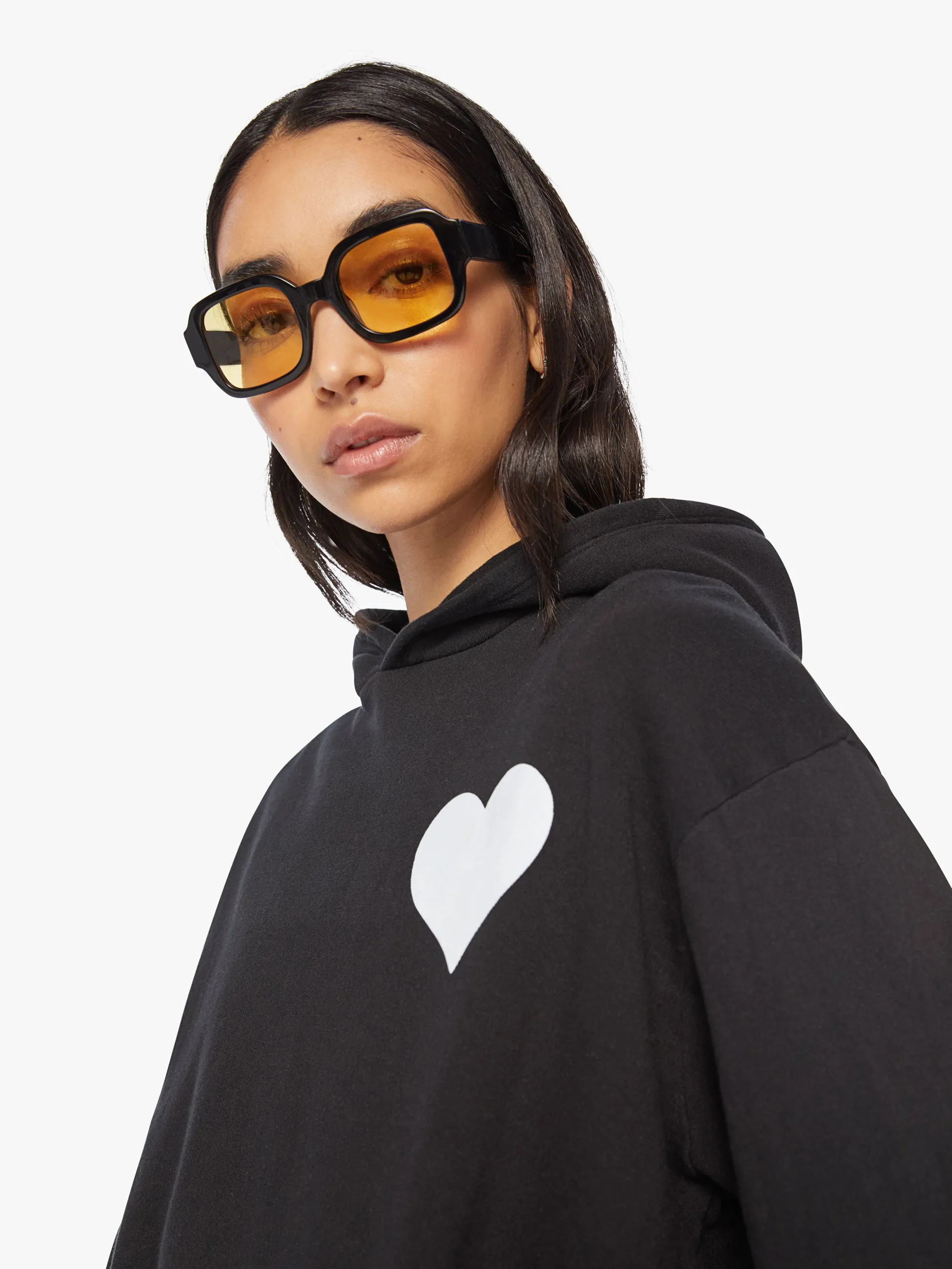 SPRWMN Heart Hoodie - Black