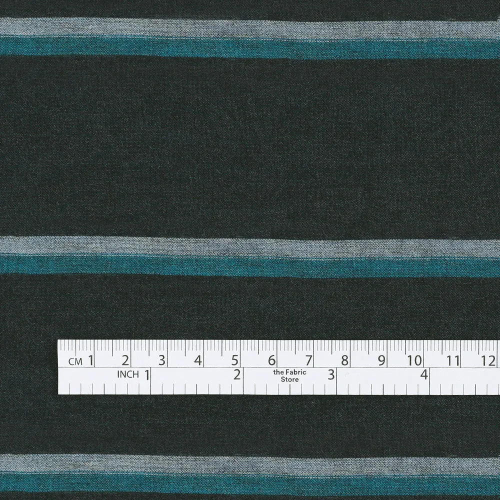 Two Stripe Merino Jersey - Deep Sea