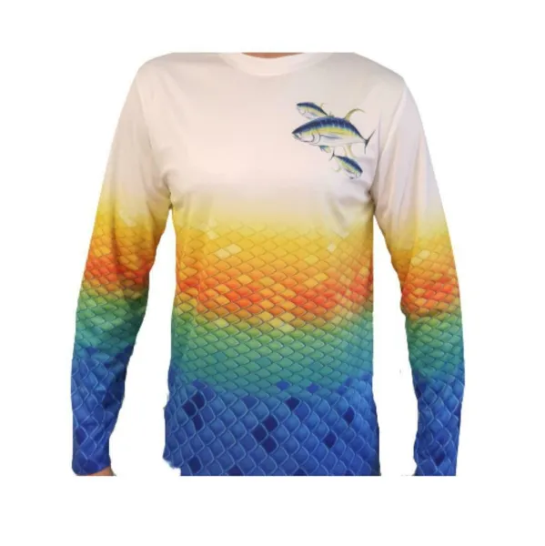 UV Microfiber Moisture Wicking Fishing Long-Sleeve shirt