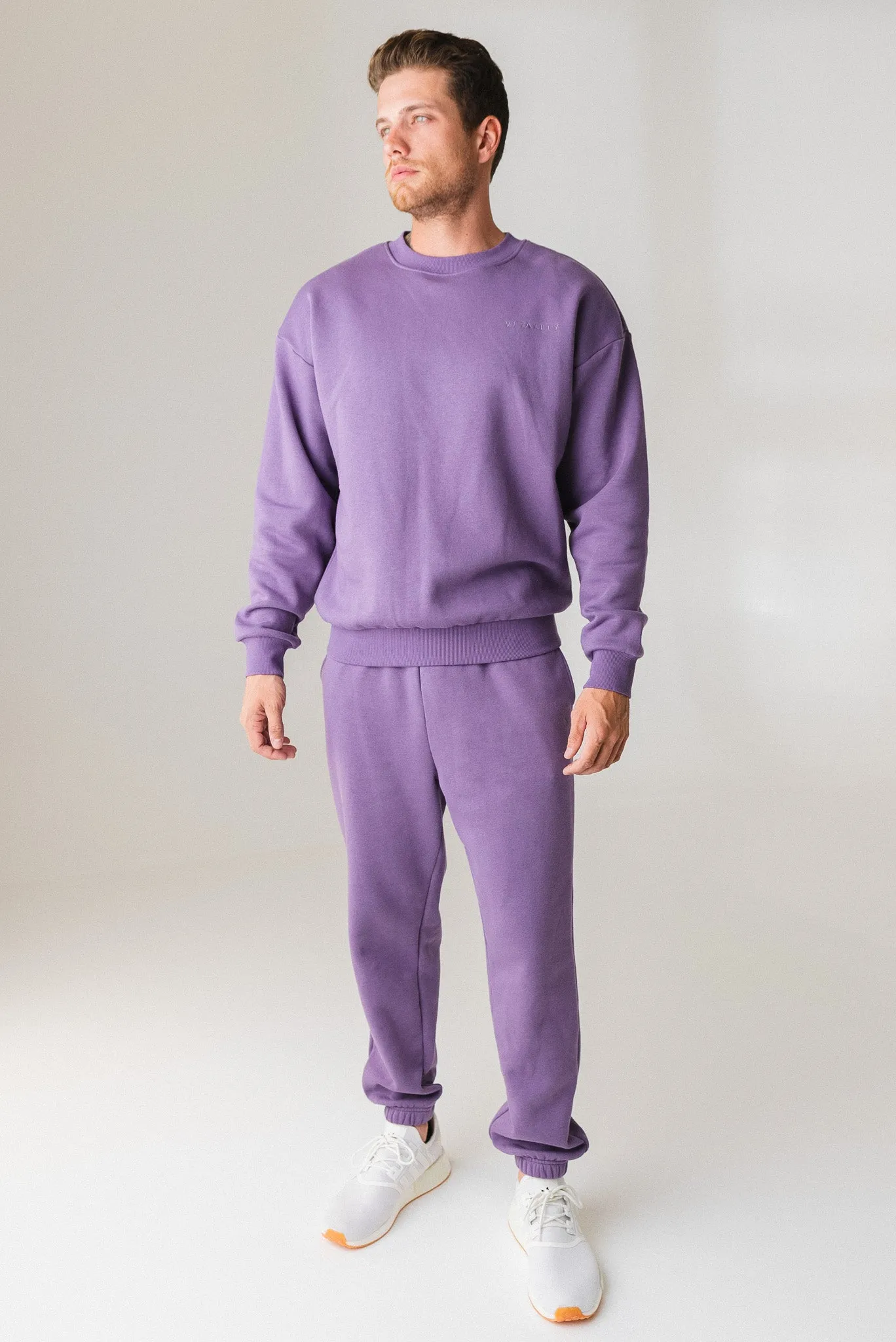 Vitality Cozy Uni Crew - Violet