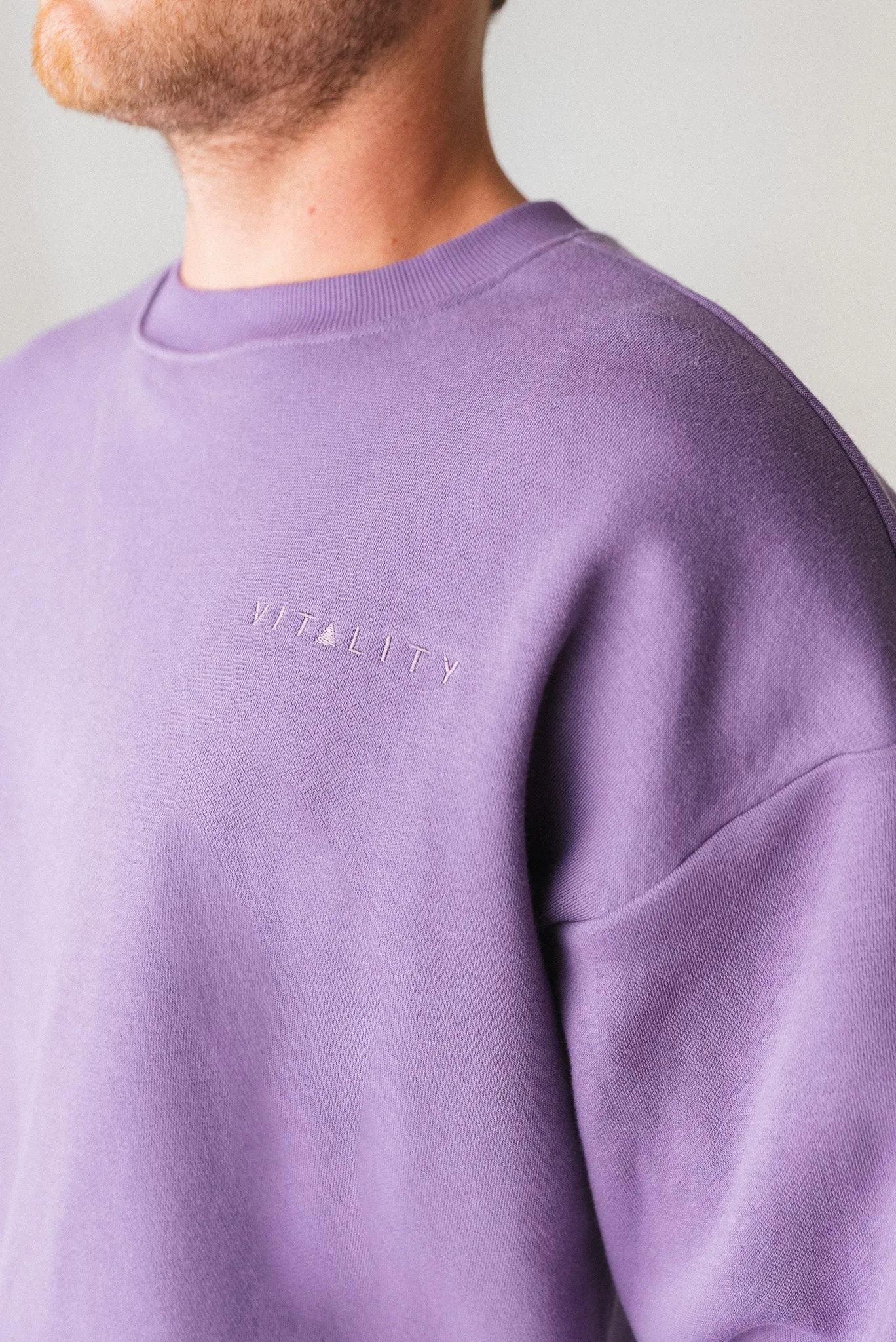 Vitality Cozy Uni Crew - Violet