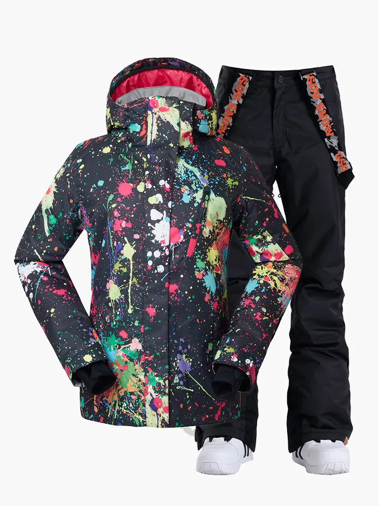 Women's Ski Snowboard Jackets & Pink Pants Sets